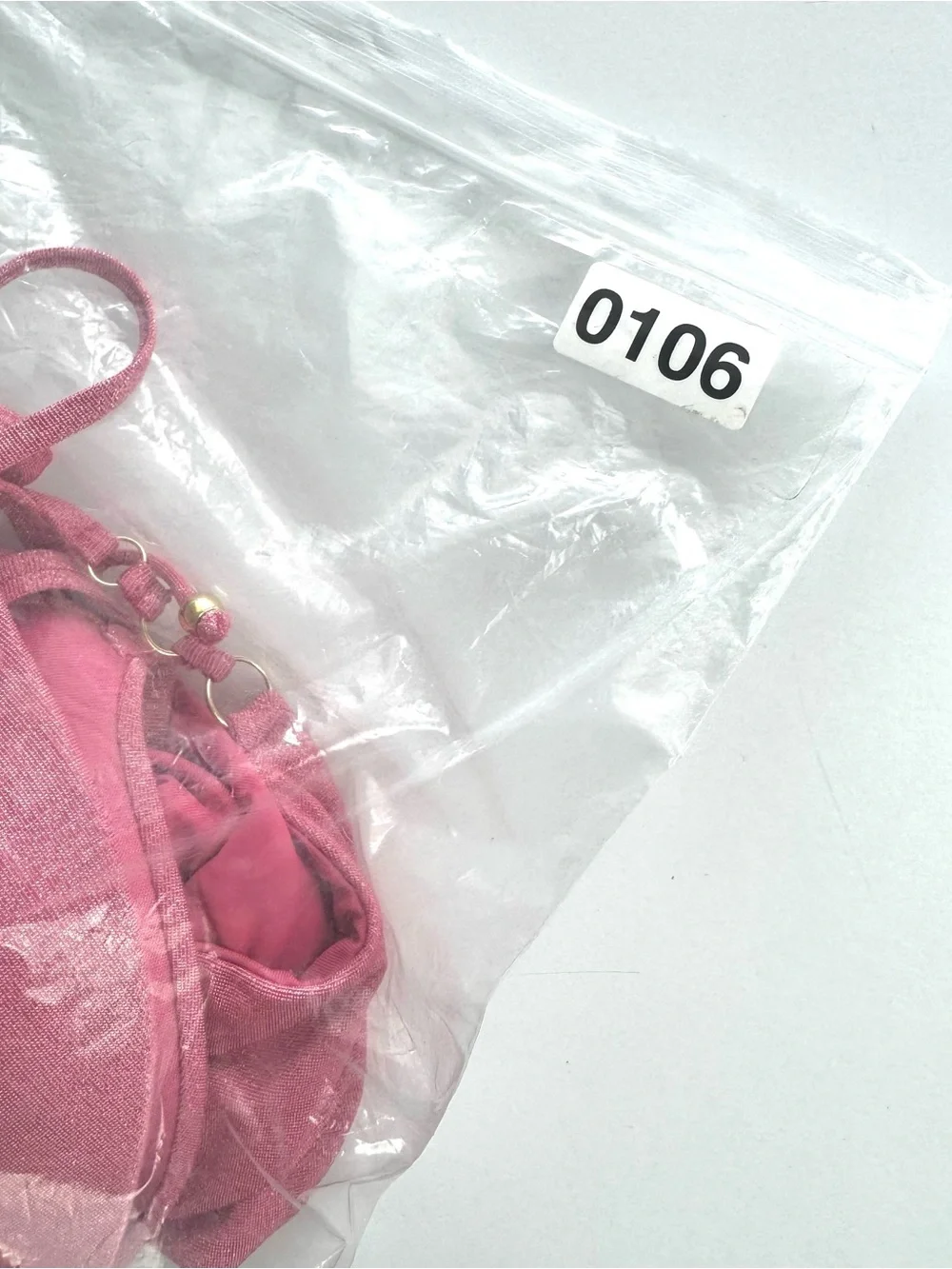 Calzedonia Women’s S Pink Shimmer 2 Pc Bikini Set Super Push Up Top & Scrunch
